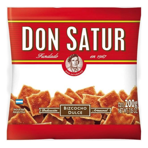 GALLETITAS BIZCOCHO DON SATUR 200gr  AGRIDULCE